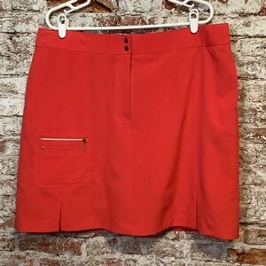 Elegant Red Women's Skort